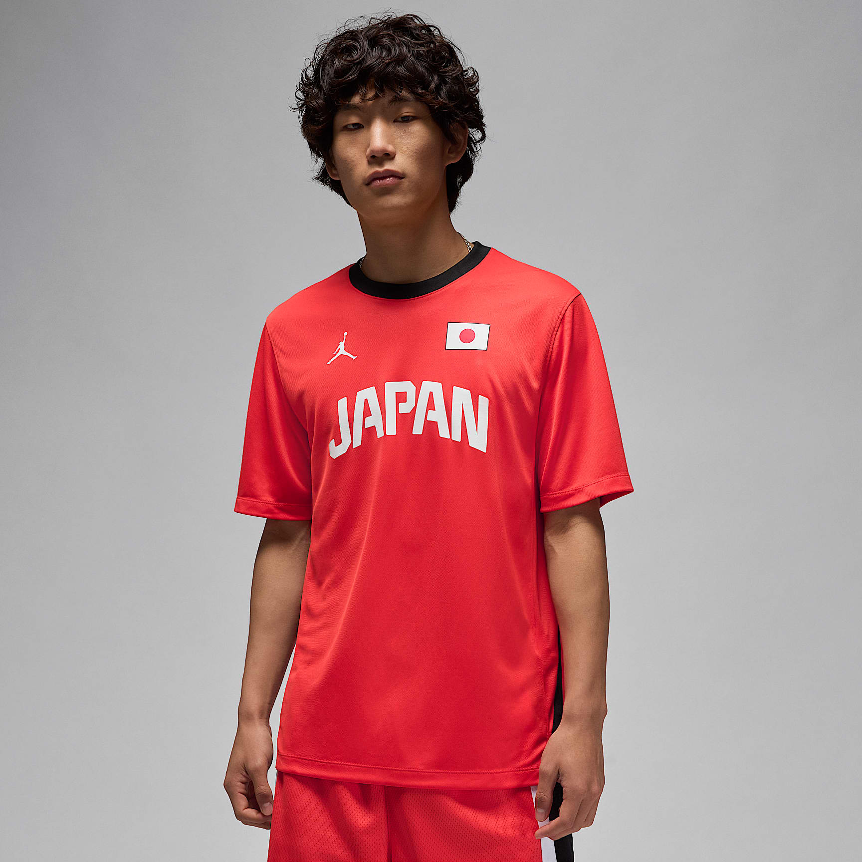 Japan Men's Jordan Dri-FIT ADV Basketball Warm-Up Shirt. Nike JP